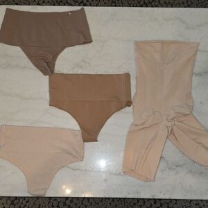 SPANX Shapewear Set in Brown and Tan